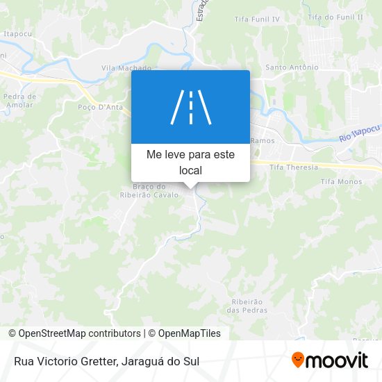 Rua Victorio Gretter mapa