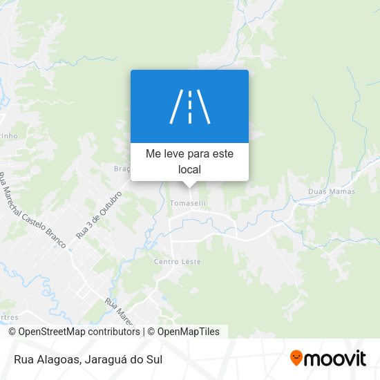 Rua Alagoas mapa