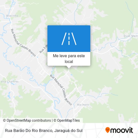 Rua Barão Do Rio Branco mapa