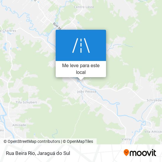 Rua Beira Rio mapa