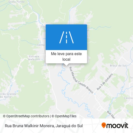 Rua Bruna Walkinir Moreira mapa