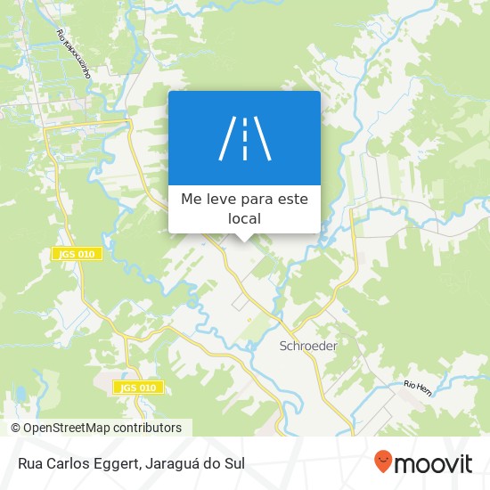 Rua Carlos Eggert mapa