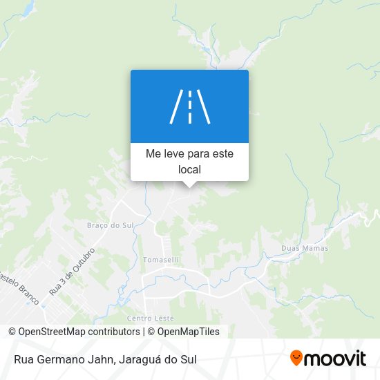 Rua Germano Jahn mapa