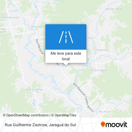 Rua Guilherme Zastrow mapa