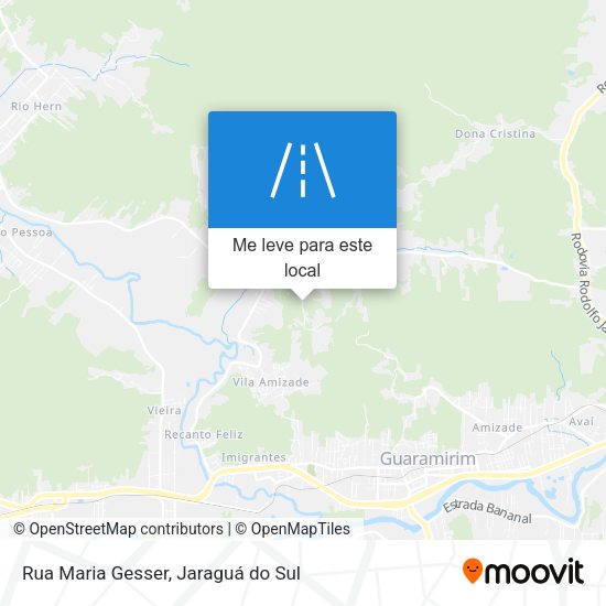 Rua Maria Gesser mapa
