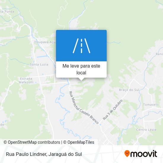 Rua Paulo Lindner mapa