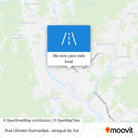 Rua Ulisses Guimarães mapa