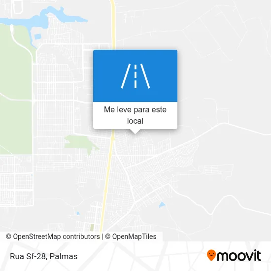 Rua Sf-28 mapa