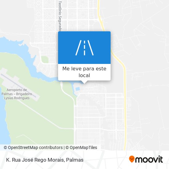K. Rua José Rego Morais mapa