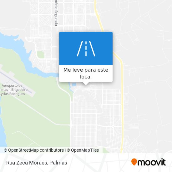 Rua Zeca Moraes mapa