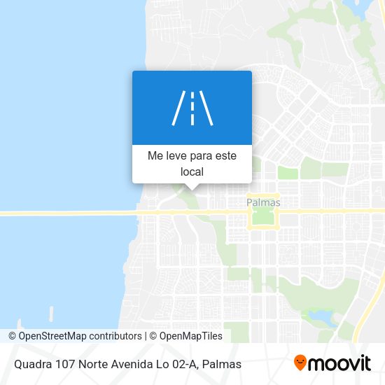 Quadra 107 Norte Avenida Lo 02-A mapa