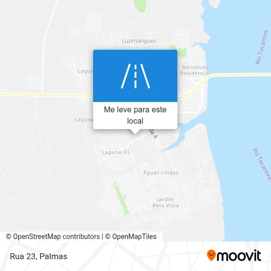 Rua 23 mapa