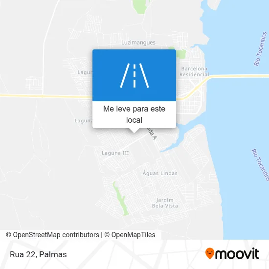 Rua 22 mapa