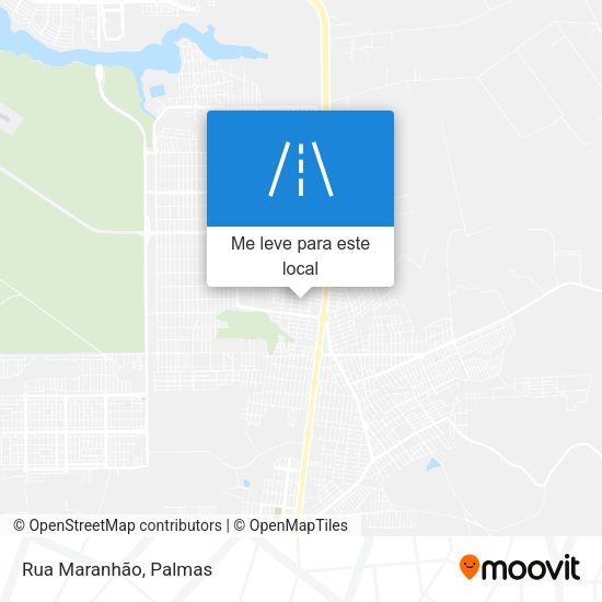 Rua Maranhão mapa