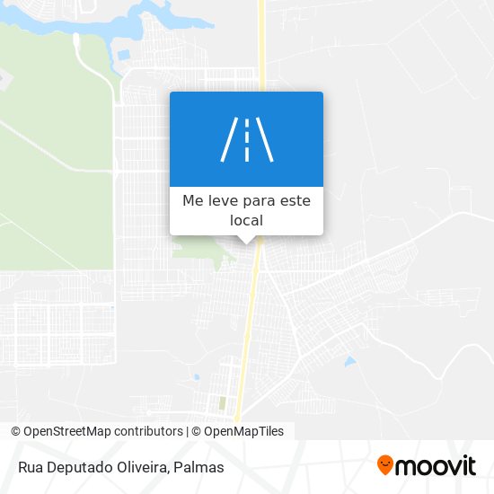Rua Deputado Oliveira mapa