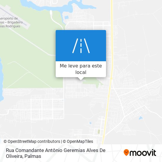 Rua Comandante Antônio Geremias Alves De Oliveira mapa