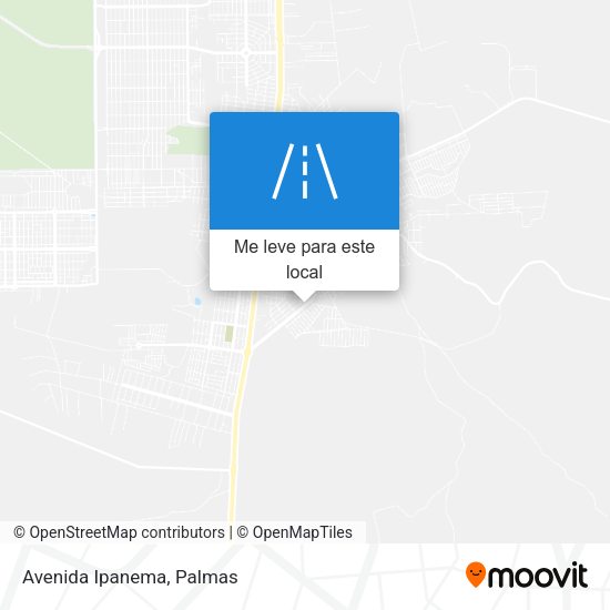 Avenida Ipanema mapa