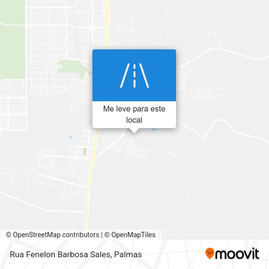 Rua Fenelon Barbosa Sales mapa