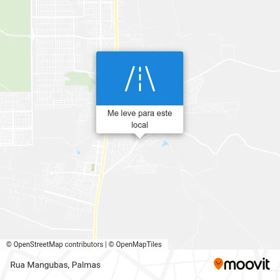 Rua Mangubas mapa
