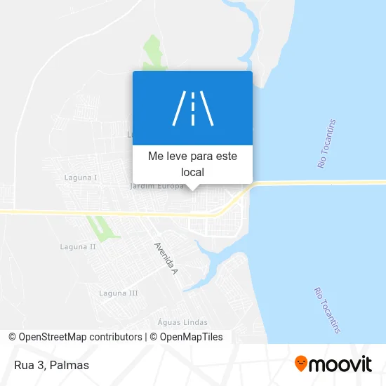 Rua 3 mapa