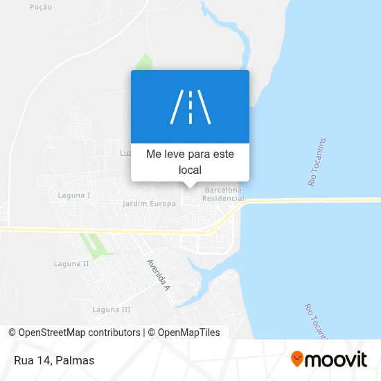 Rua 14 mapa