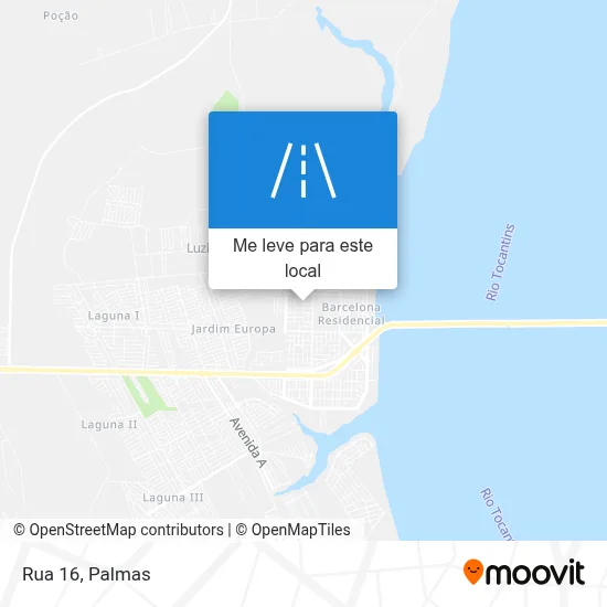 Rua 16 mapa