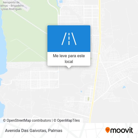 Avenida Das Gaivotas mapa