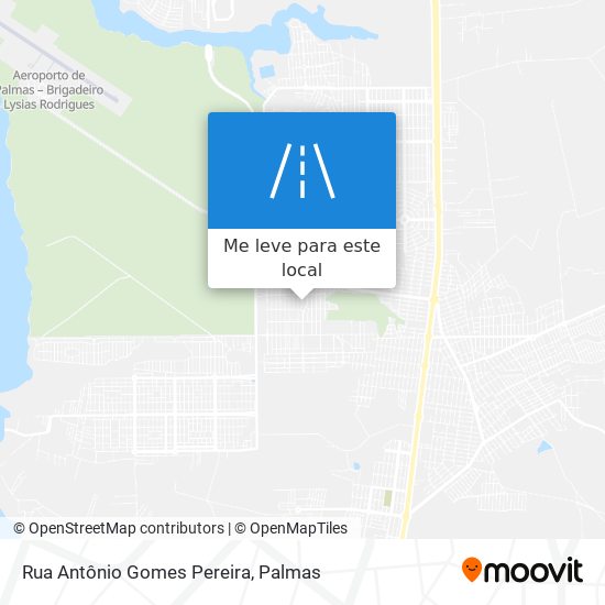 Rua Antônio Gomes Pereira mapa