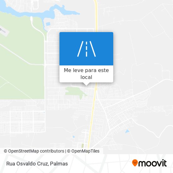 Rua Osvaldo Cruz mapa