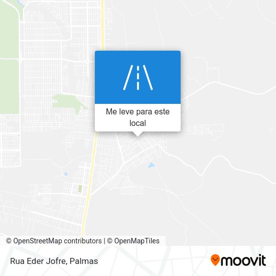 Rua Eder Jofre mapa