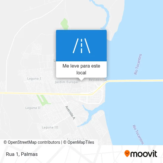 Rua 1 mapa
