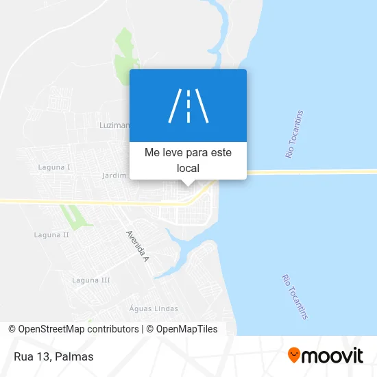 Rua 13 mapa