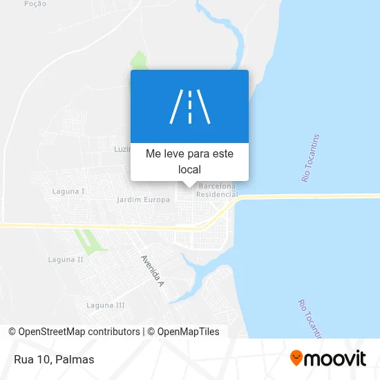 Rua 10 mapa