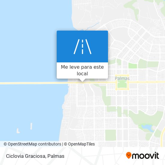 Ciclovia Graciosa mapa