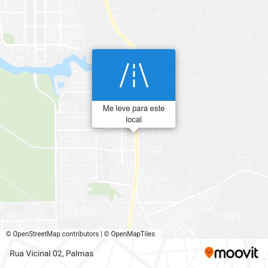 Rua Vicinal 02 mapa