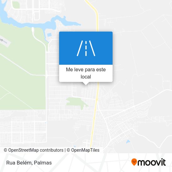 Rua Belém mapa