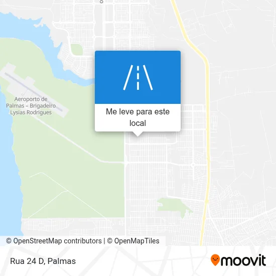 Rua 24 D mapa