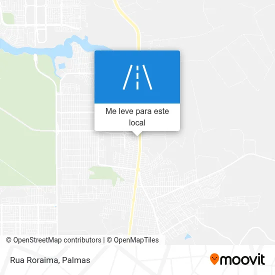 Rua Roraima mapa