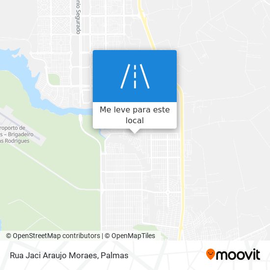 Rua Jaci Araujo Moraes mapa