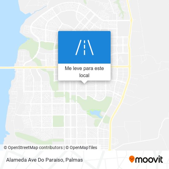 Alameda Ave Do Paraíso mapa