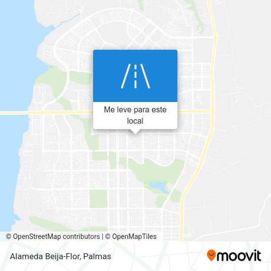 Alameda Beija-Flor mapa