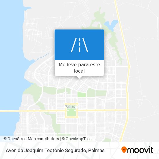 Avenida Joaquim Teotônio Segurado mapa