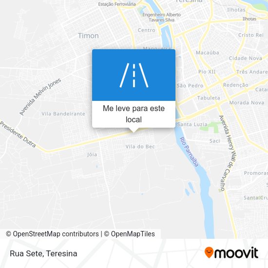 Rua Sete mapa