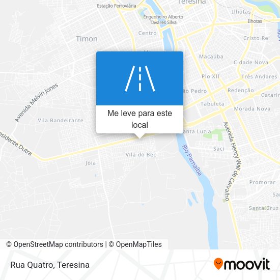 Rua Quatro mapa