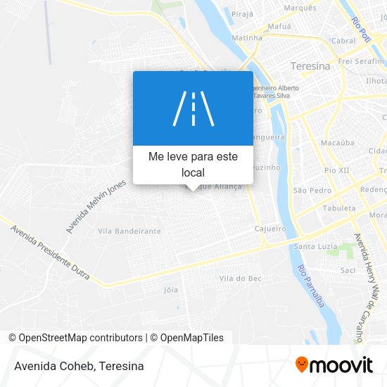 Avenida Coheb mapa