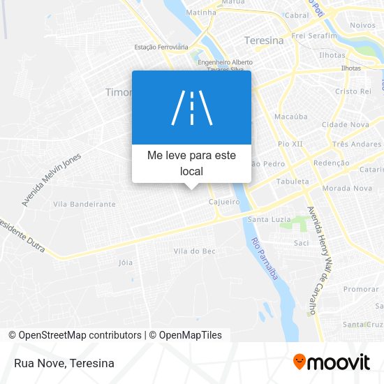 Rua Nove mapa