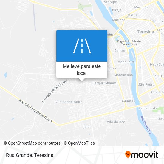 Rua Grande mapa