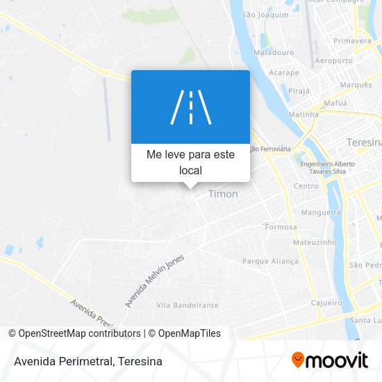 Avenida Perimetral mapa