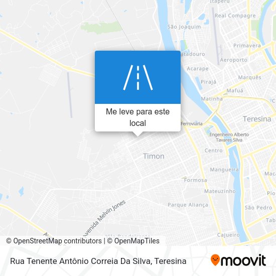 Rua Tenente Antônio Correia Da Silva mapa