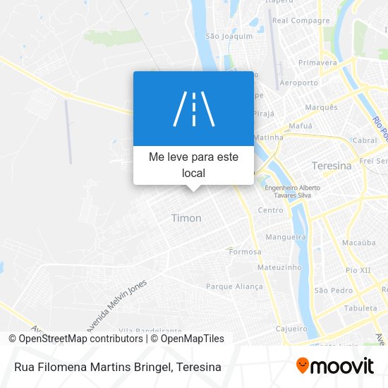 Rua Filomena Martins Bringel mapa